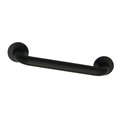 Kingston Brass DR514120 12-Inch x 1-1/4-Inch O.D Grab Bar, Matte Black DR514120